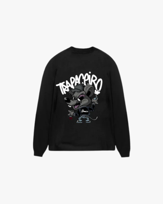 Sudadera Trickster Negra - OS COUSINS