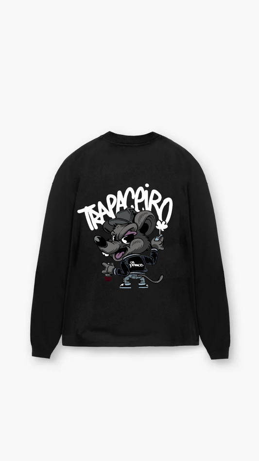 Sweatshirt Preto Trapaceiro - OS PRIMOS