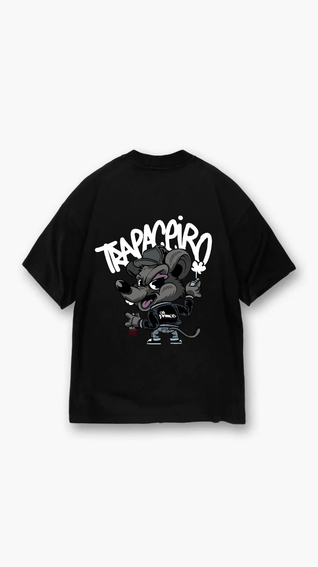 T-shirt Preto Trapaceiro - OS PRIMOS