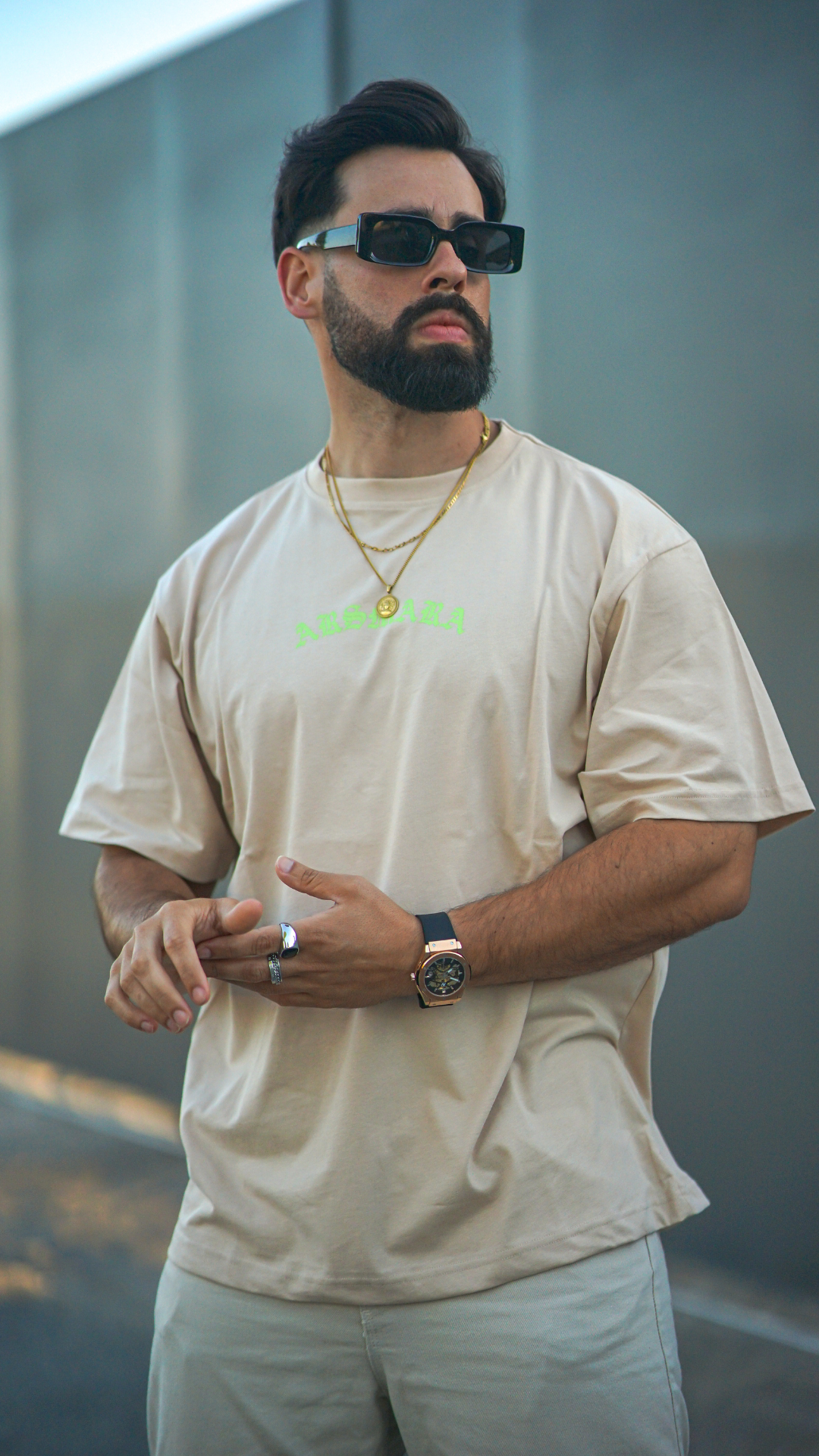 Ancient Oversize BEIGE T-shirt