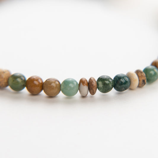 Pulseira de bolas multicolor