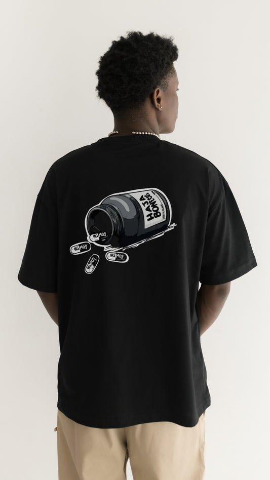 T-shirt Preto Haja Bonecos - OS PRIMOS