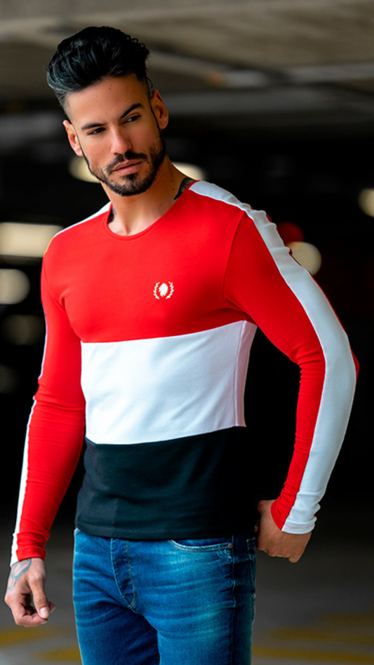 Camisola PERFORMANCE Tricolor Preta