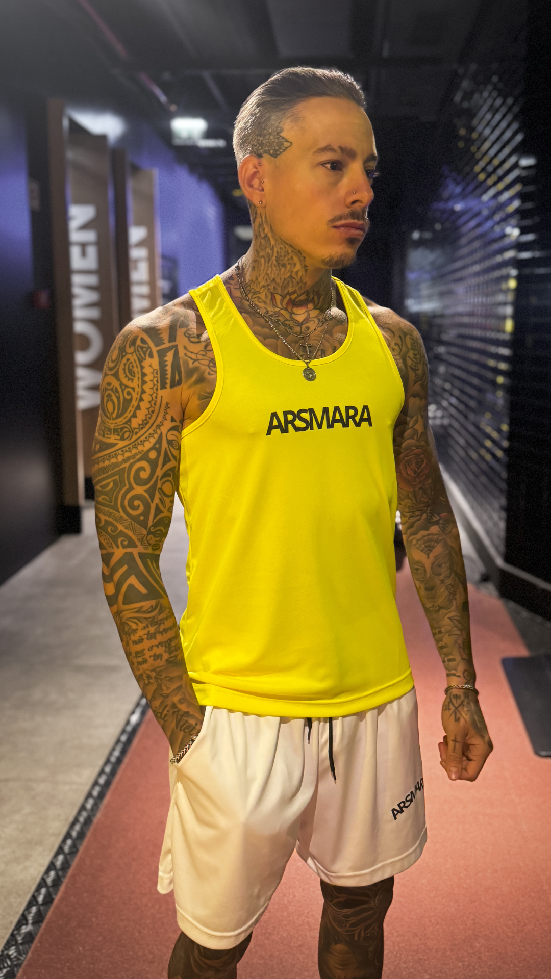 T-shirt Alças Amarela