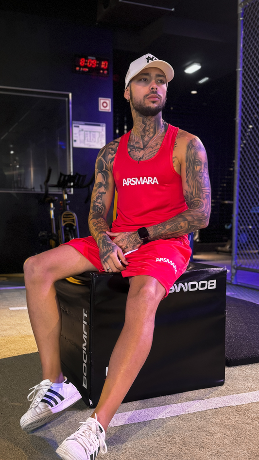 T-shirt Alças Vermelha