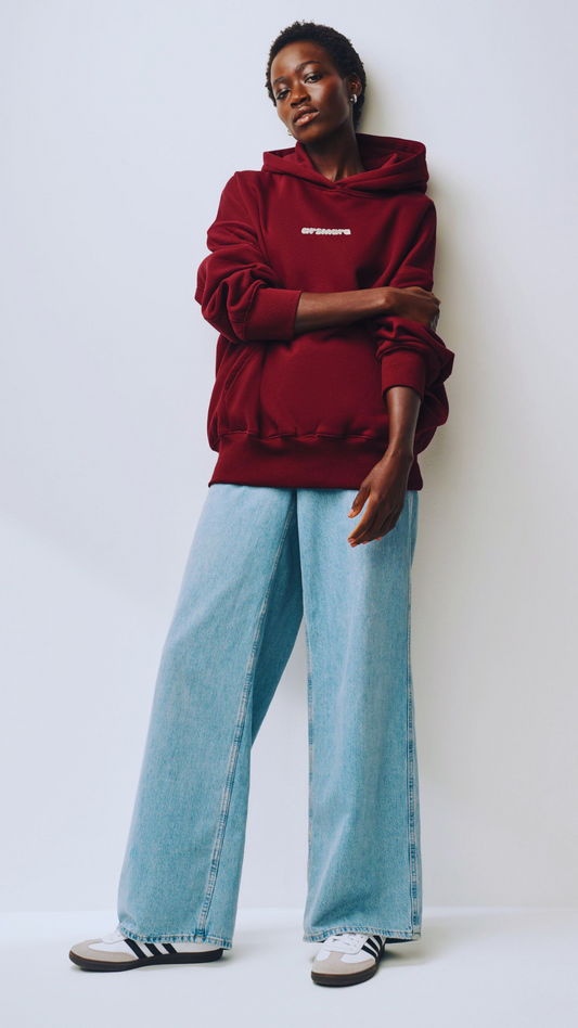 Hoodie LOGO Bordeaux