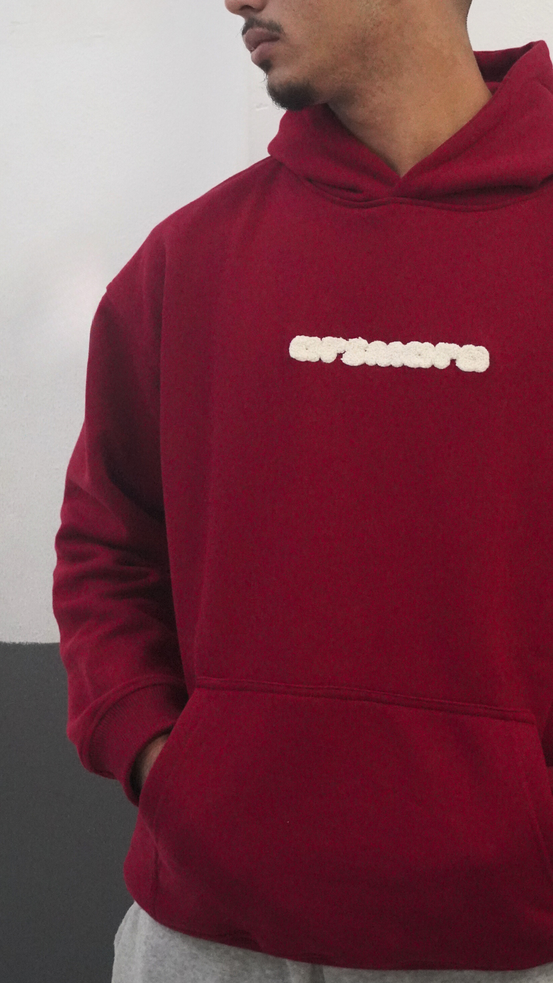 Hoodie LOGO Bordeaux