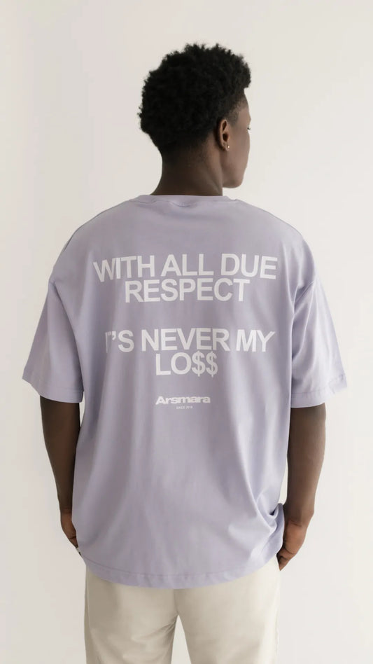 T-shirt Lilás Never my Loss