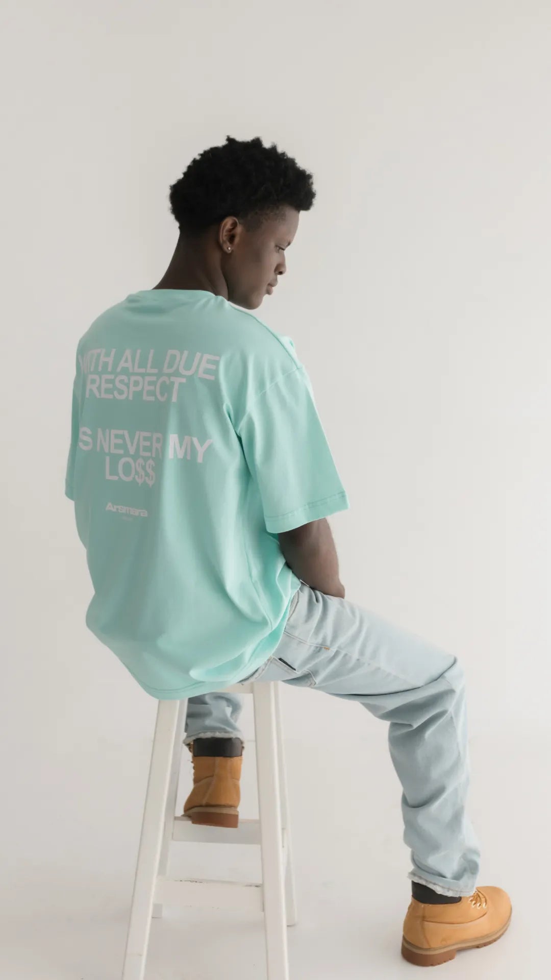 T-shirt Verde Never my Loss