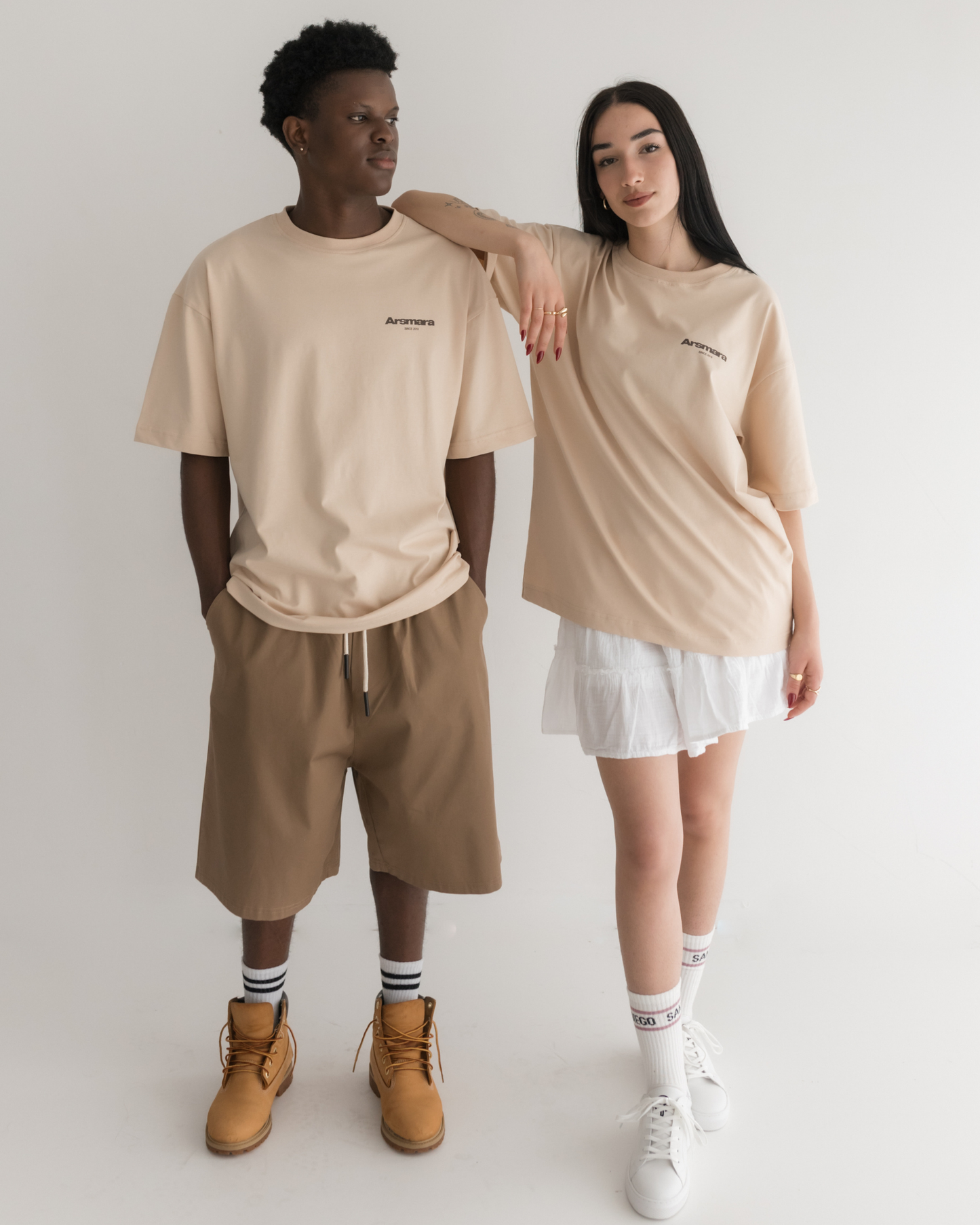 Beige Never my Loss T-shirt