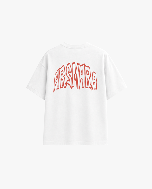 White T-shirt with Graphic Logo