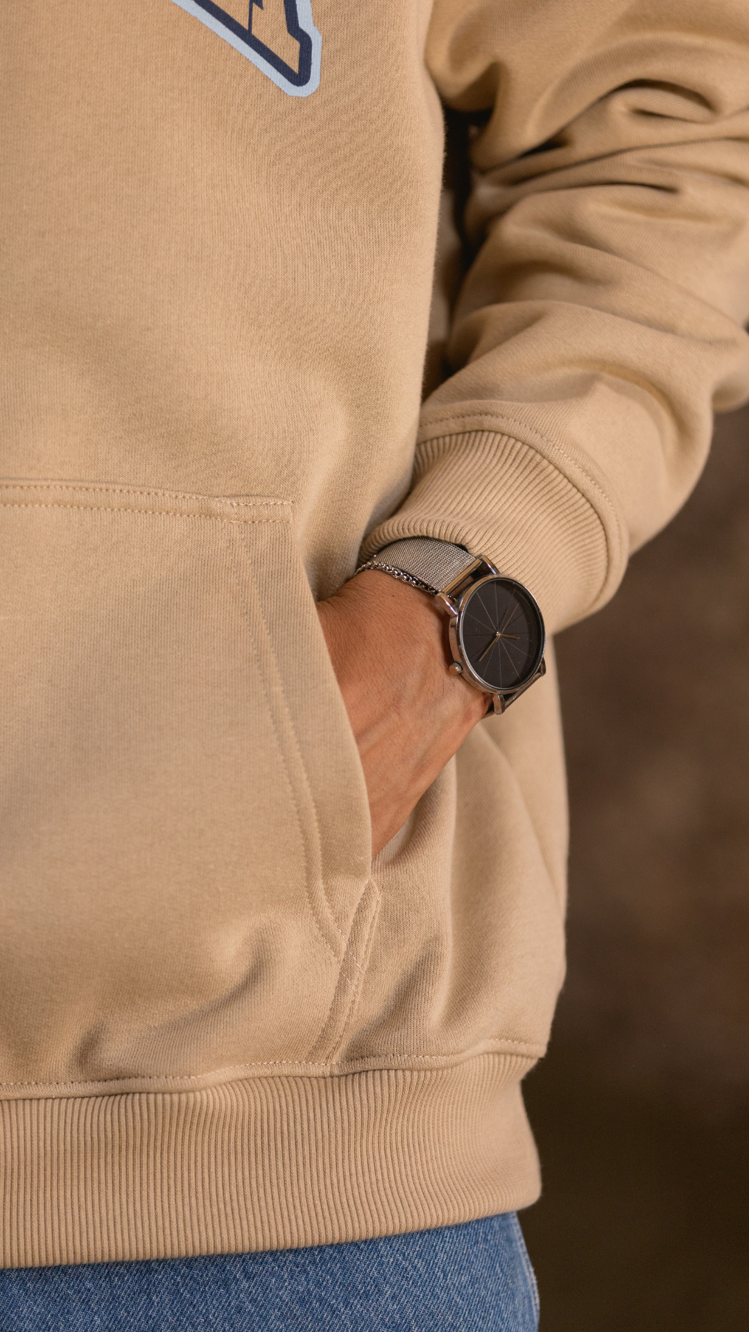 Hoodie Bege PANDUMIA- JJBóçe