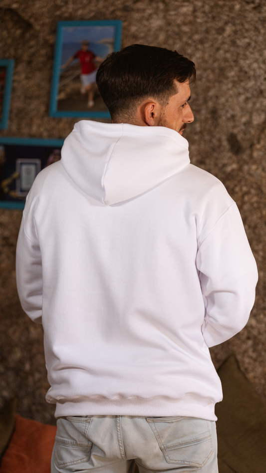 Hoodie Branco TAZONDE? - JJBóçe