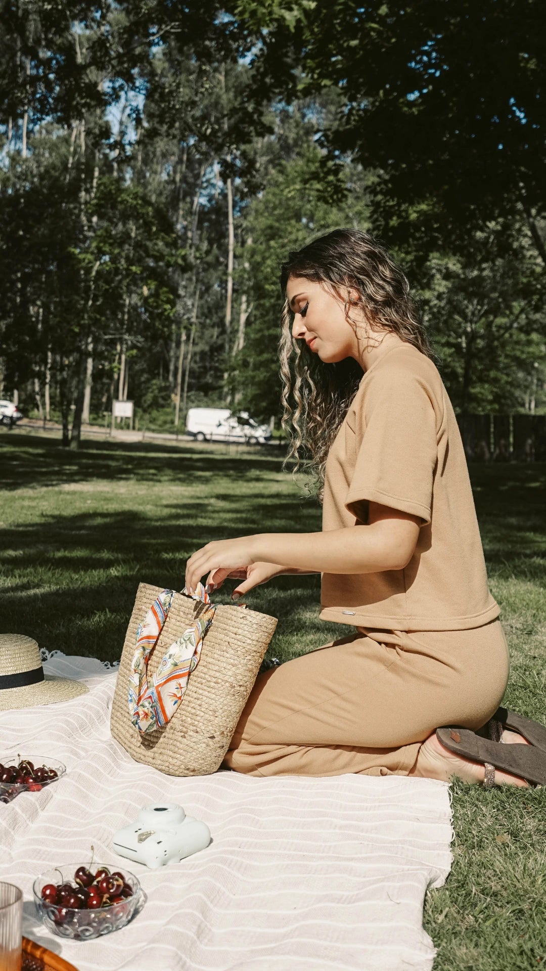 Conjunto Rhea Camel - Maragata