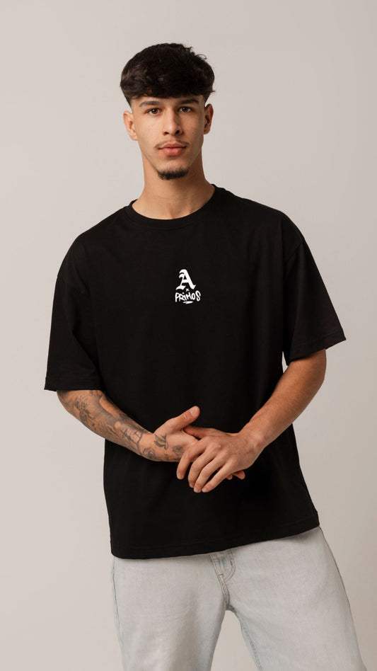 T-shirt Preto Haja Bonecos - OS PRIMOS