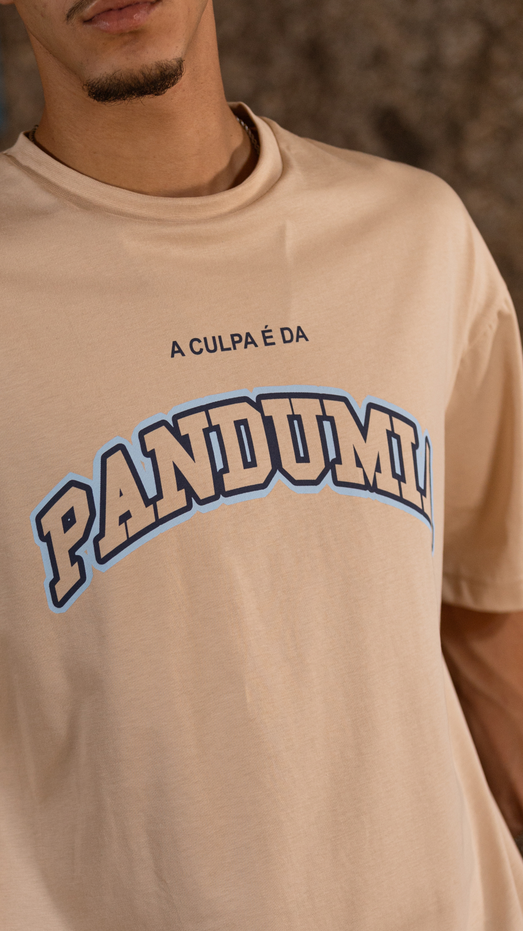 T-shirt Bege PANDUMIA - JJBóçe