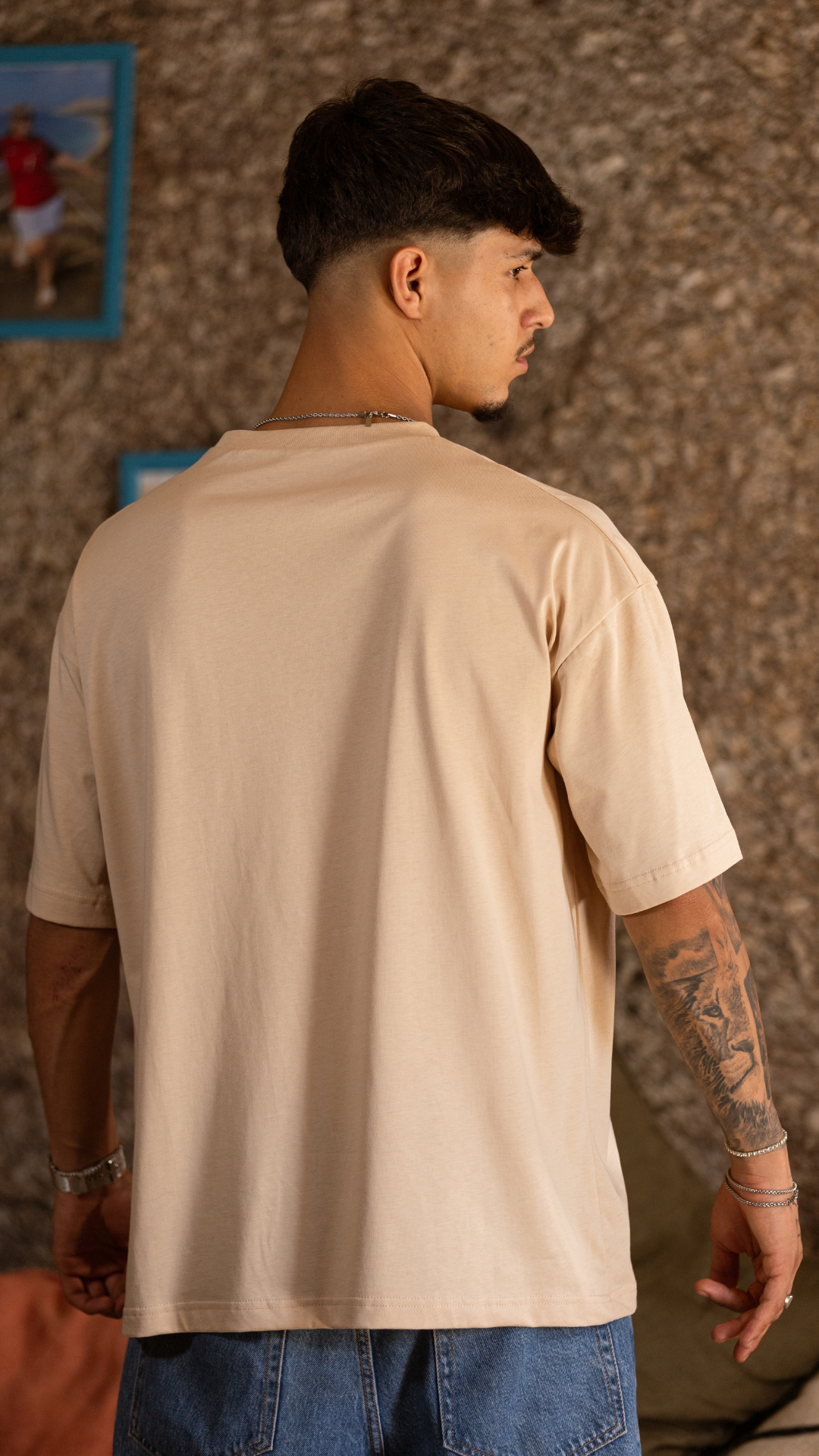 T-shirt Bege PANDUMIA - JJBóçe