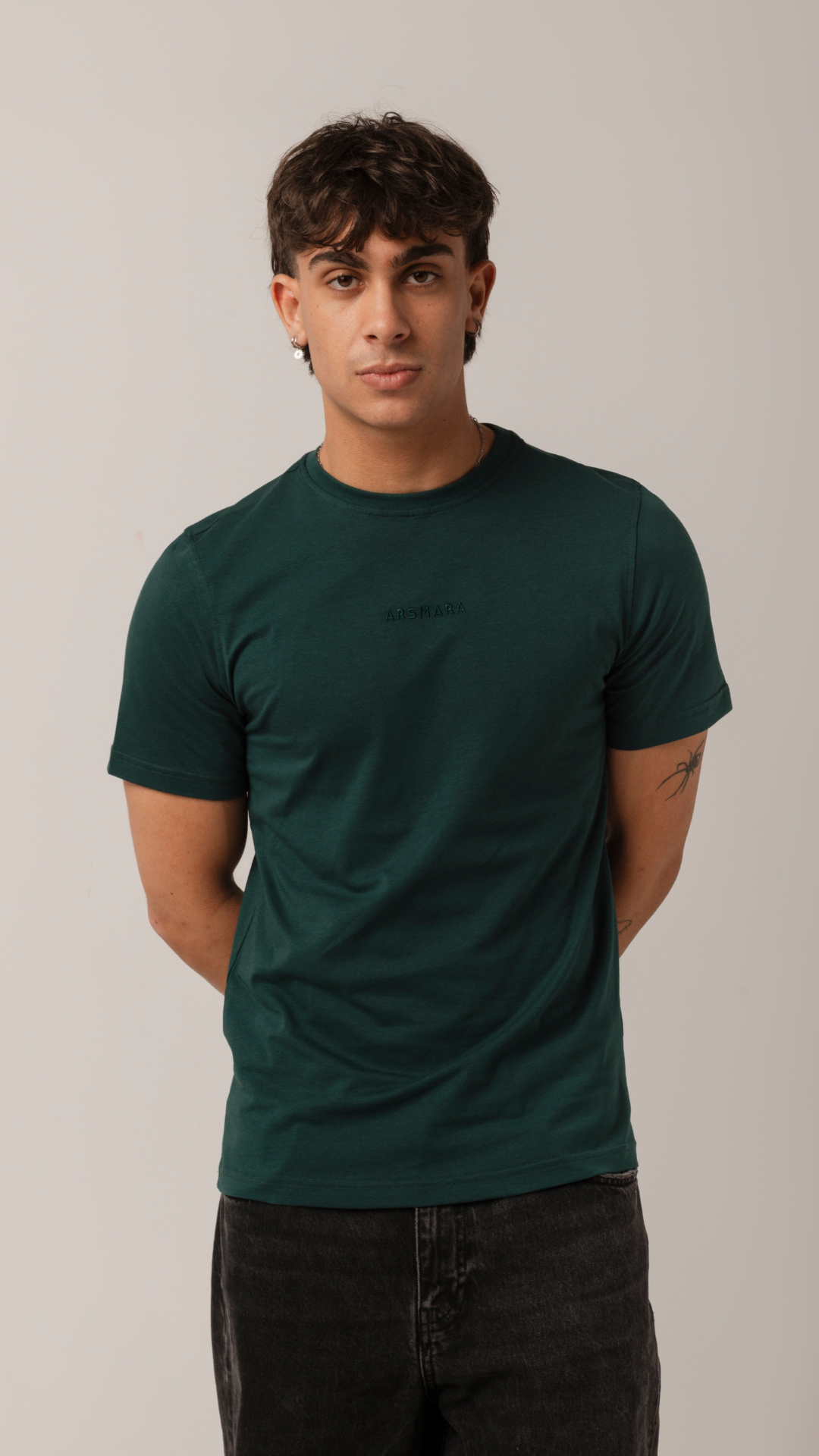 T-shirt ARSMARA Green Slim Fit