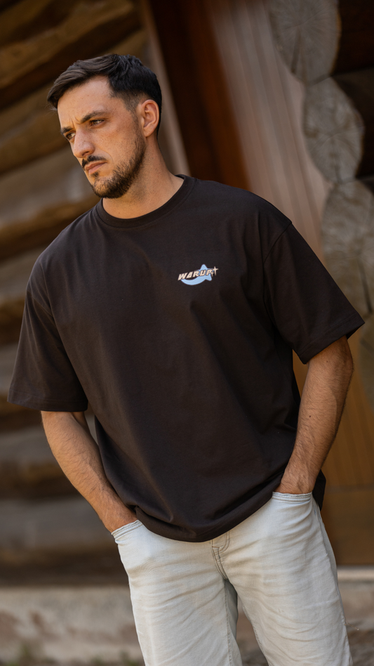 T-shirt Brown Warup - OS PRIMOS