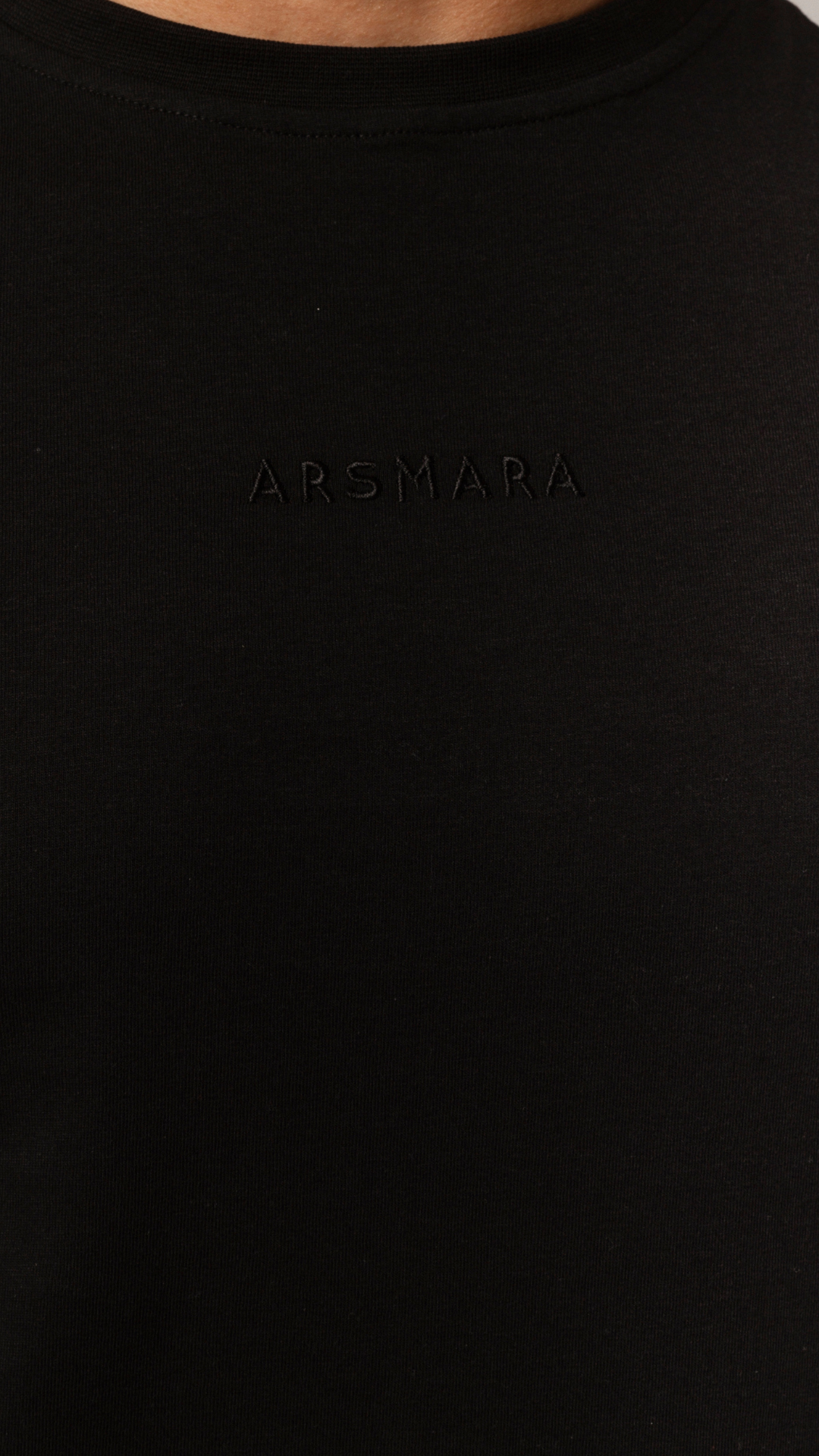T-shirt ARSMARA Black Slim Fit