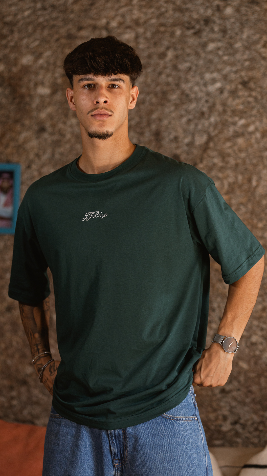 T-shirt Verde TU ÉS BIG! - JJBóçe