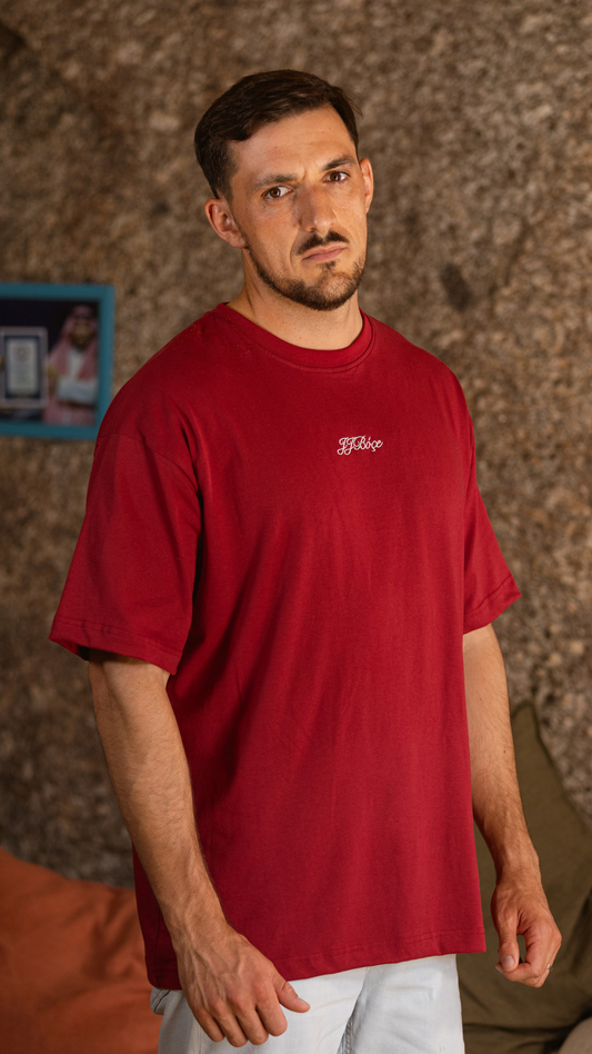 T-shirt Bordeaux TU ÉS BIG! - JJBóçe