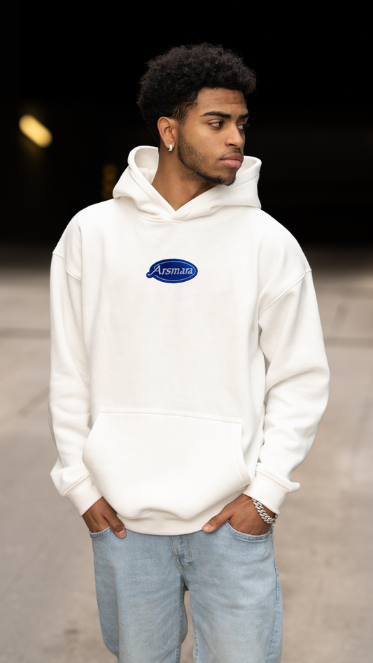 Hoodie Retro White