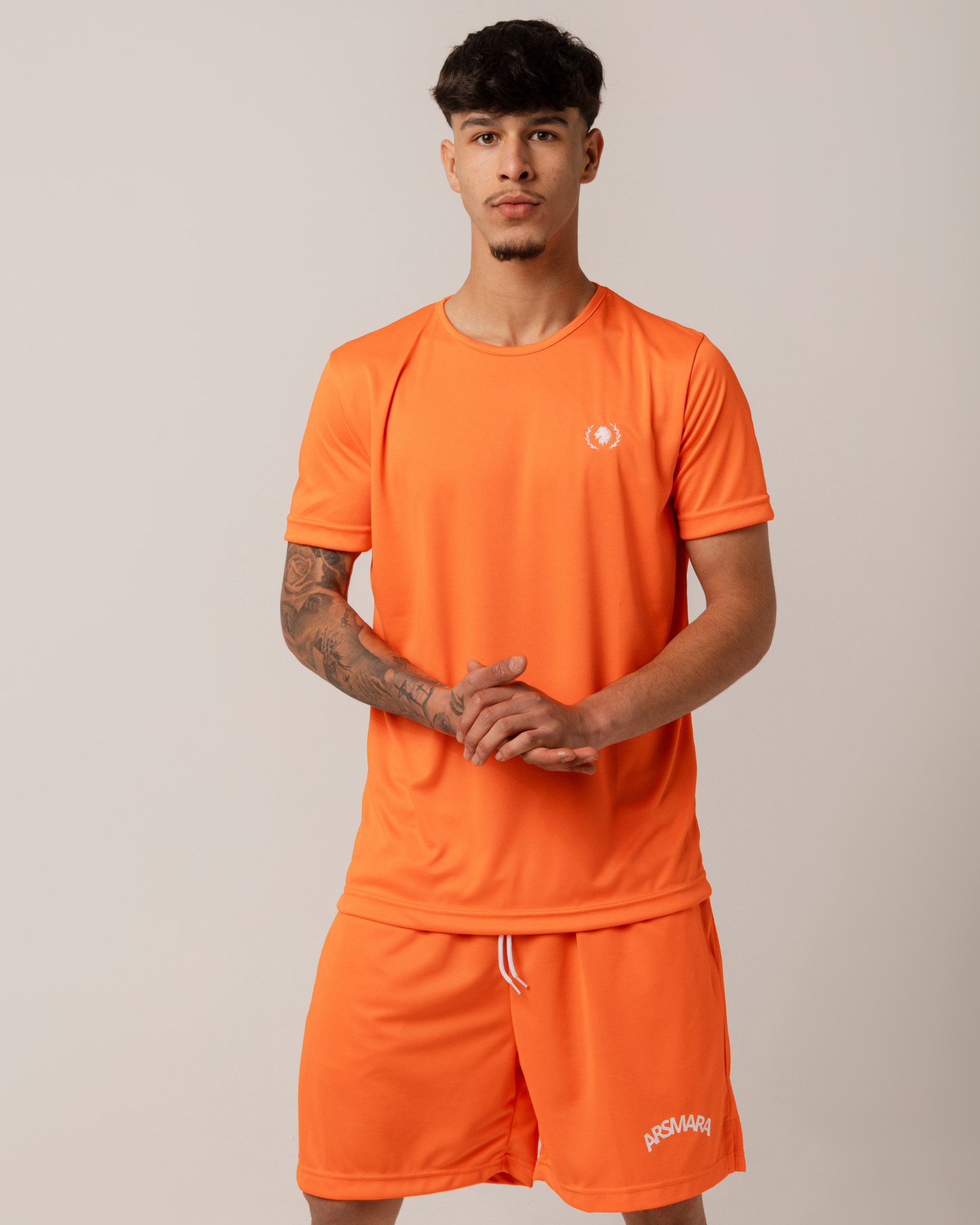 Camiseta deportiva naranja