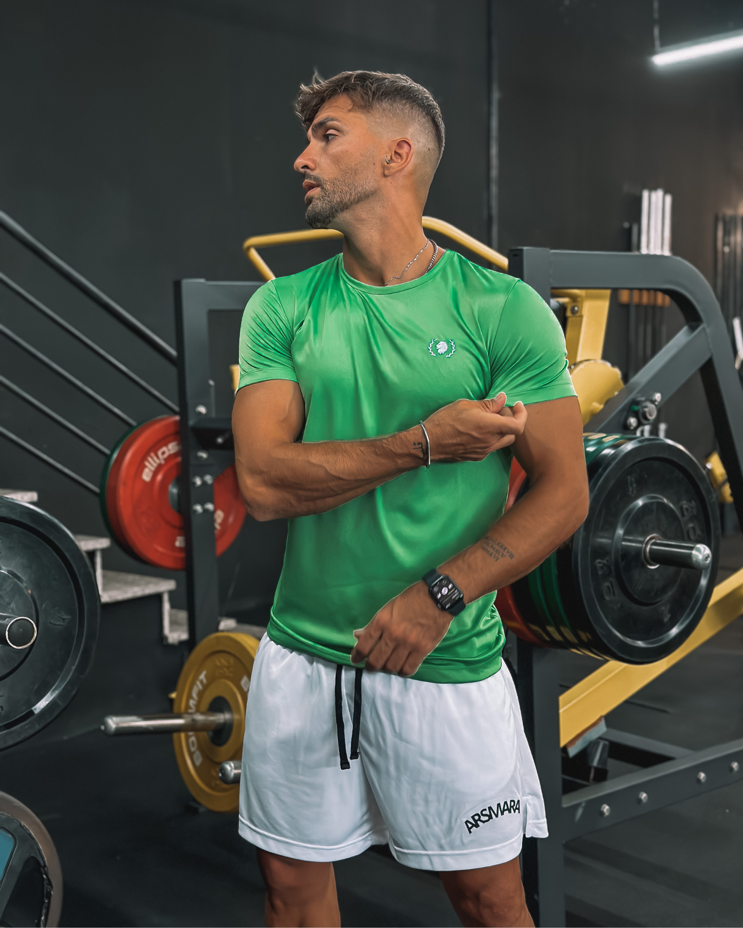 Camiseta deportiva verde