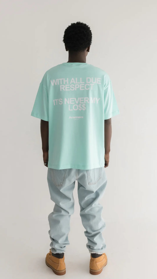 T-shirt Verde Never my Loss