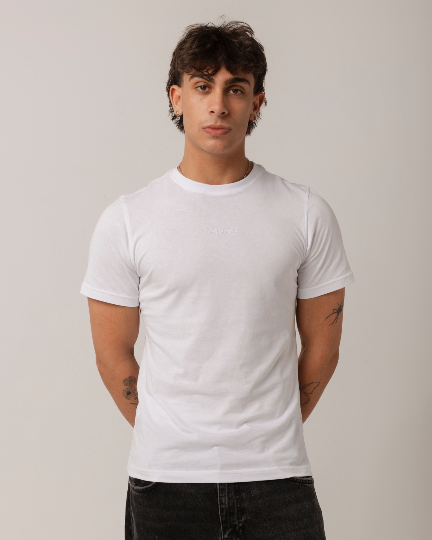 ARSMARA White Slim Fit T-shirt