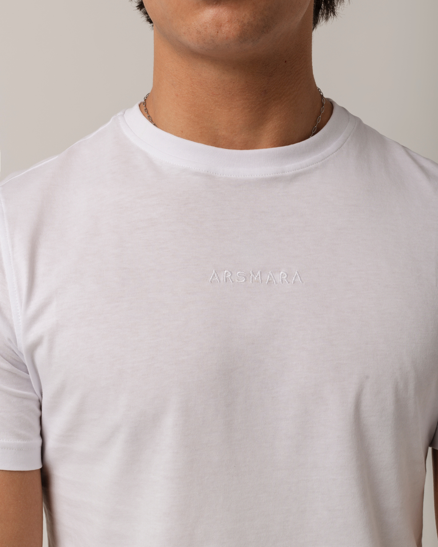 ARSMARA White Slim Fit T-shirt