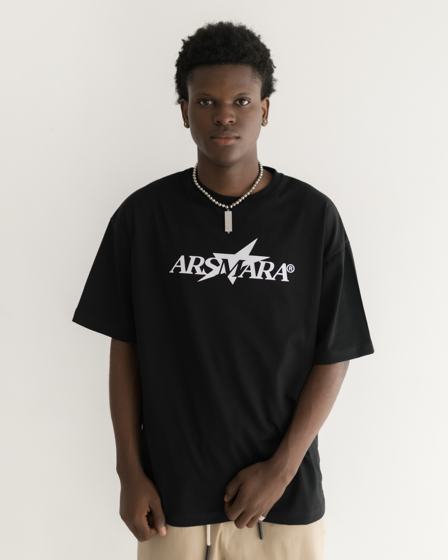 Black ARSMARA Logo T-shirt