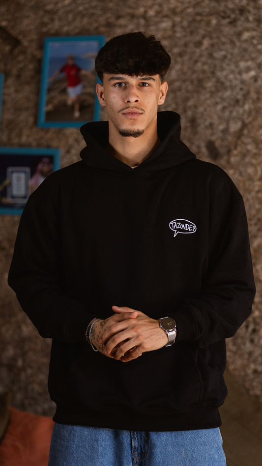 Hoodie Preto TAZONDE? - JJBoçe