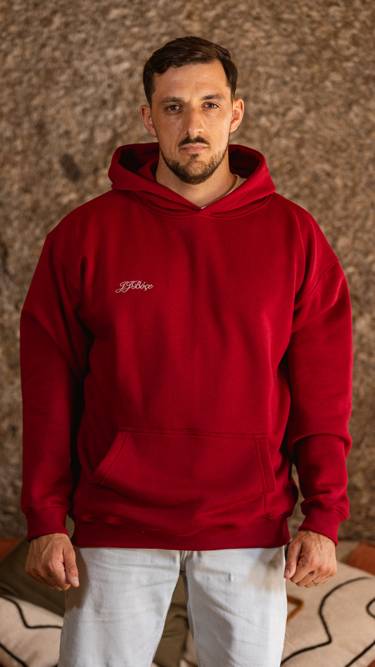 Hoodie Bordeaux TU ÉS BIG! - JJBóçe