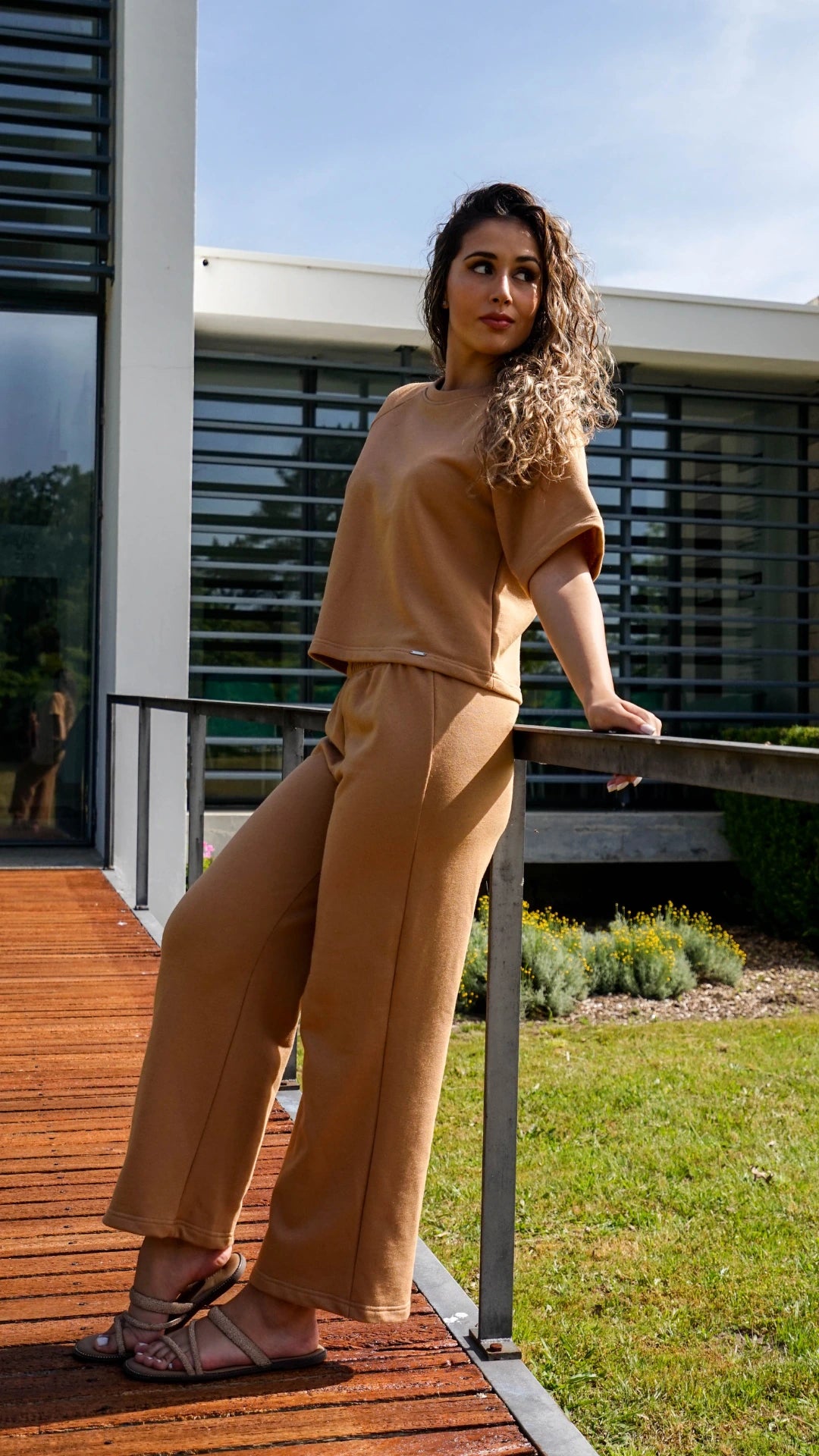 Conjunto Rhea Camel - Maragata