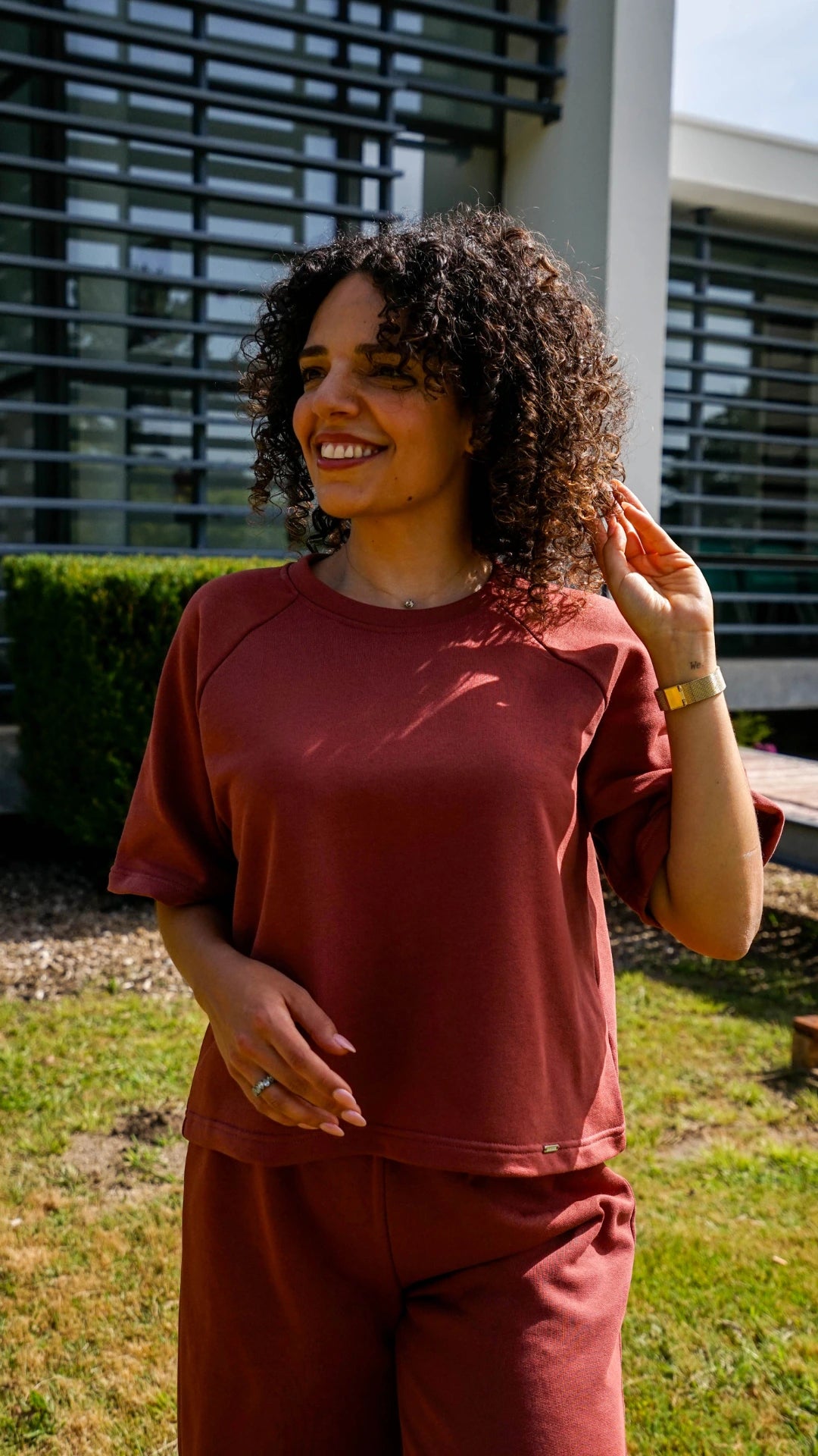 Conjunto Rhea Castanho - Maragata