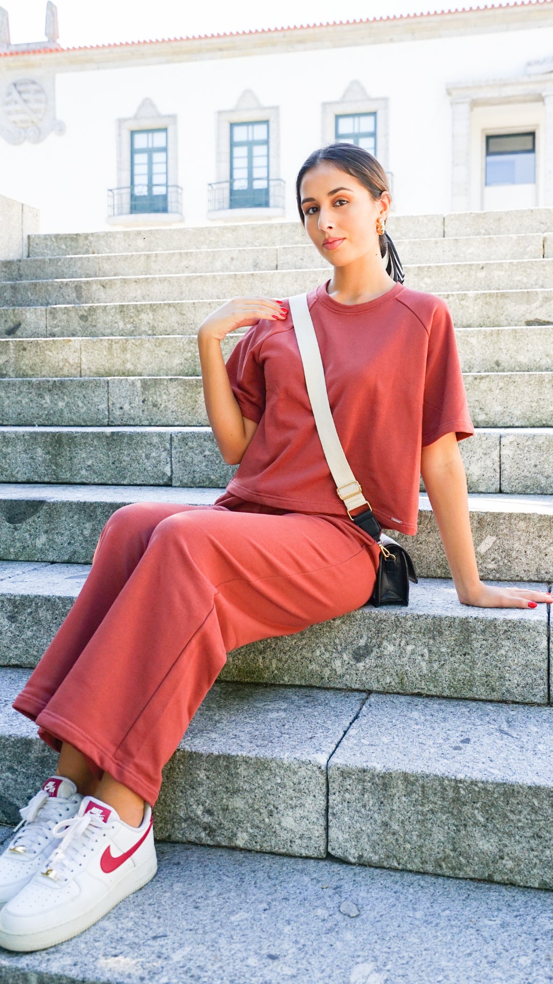 Conjunto Rhea Castanho - Maragata