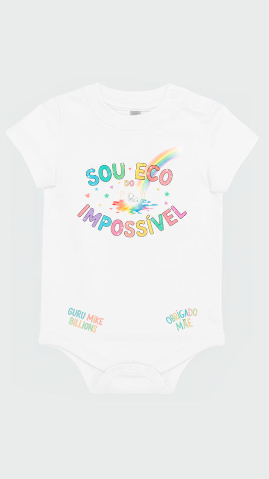 Baby body “Sou Eco do Impossível”