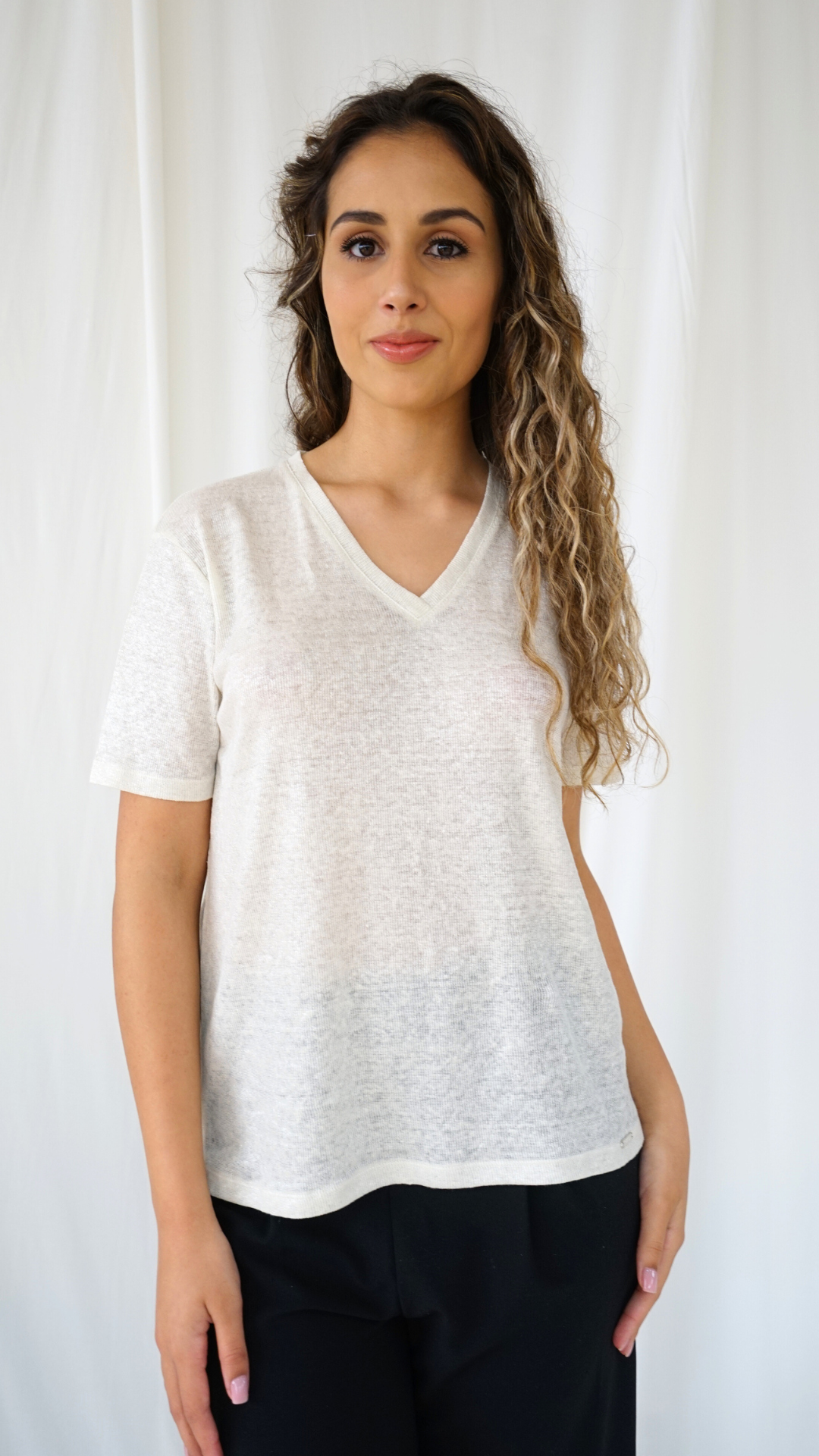 LINNEN T-SHIRT - Maragata
