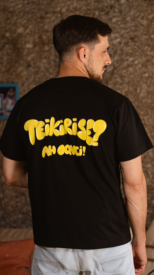 T-shirt Preta TEIKIRISE? - JJBóçe