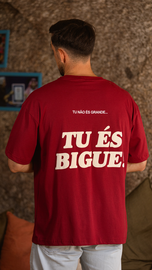 T-shirt Bordeaux TU ÉS BIG! - JJBóçe