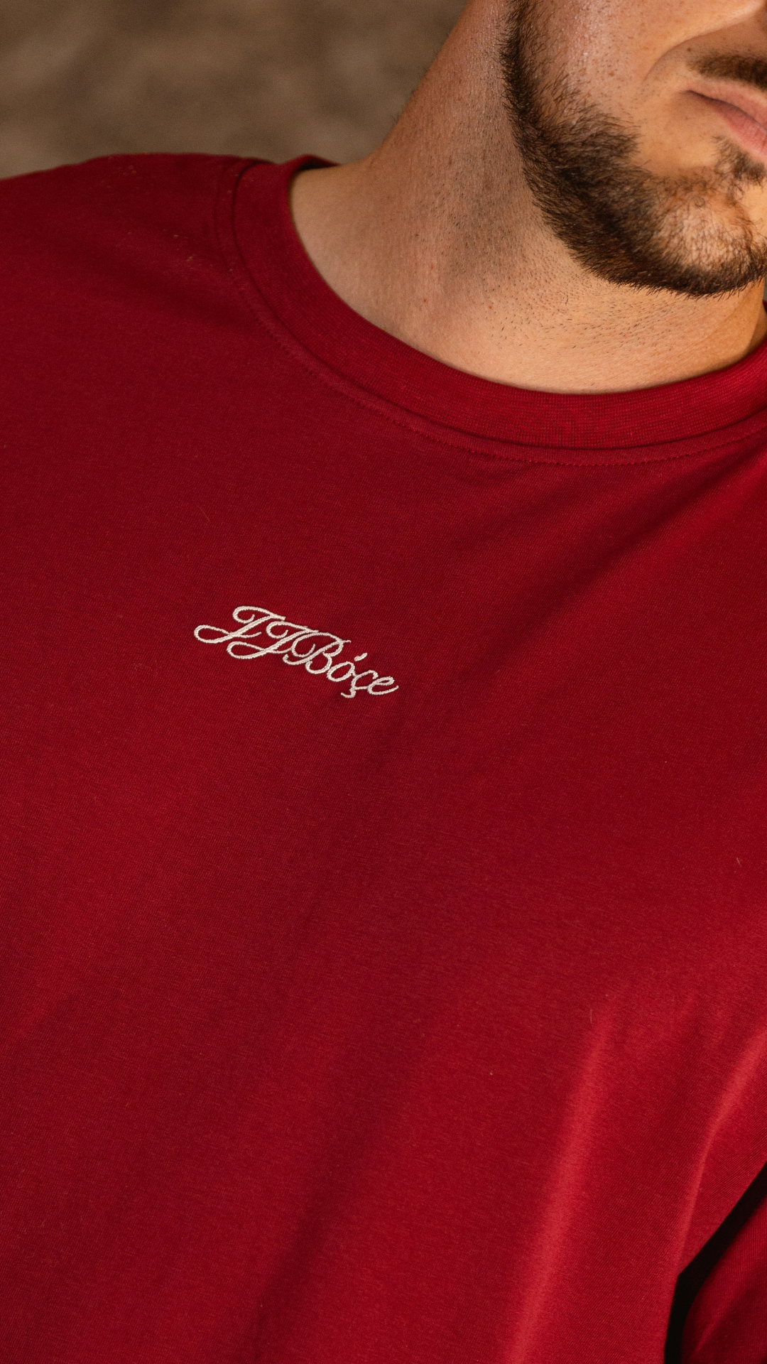 T-shirt Bordeaux TU ÉS BIG! - JJBóçe