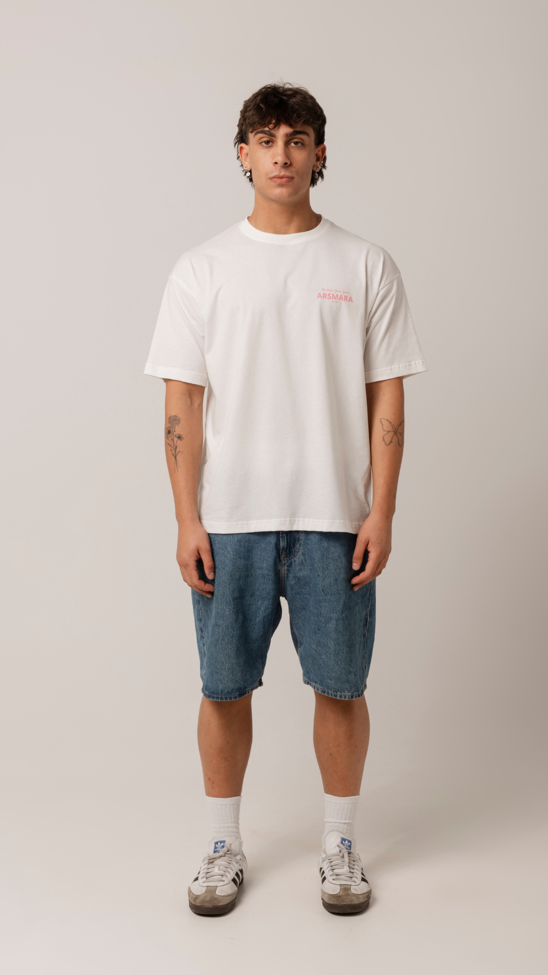 T-shirt NRYG White/Pink Oversize