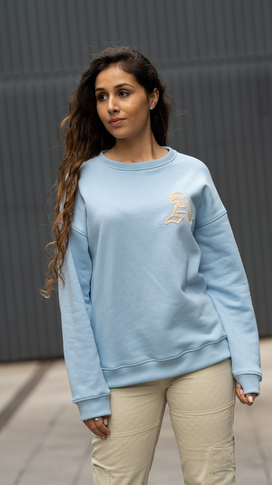 Sweatshirt " ÁS" Azul